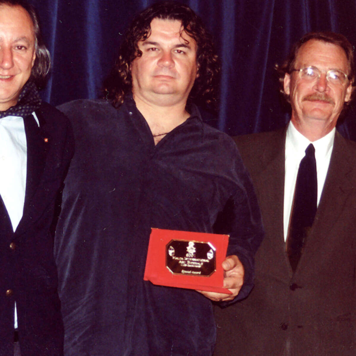 Photo of Korber the winner of the 2001 Malta Int’l Art Biennale -  Grand Prix des Arts Award