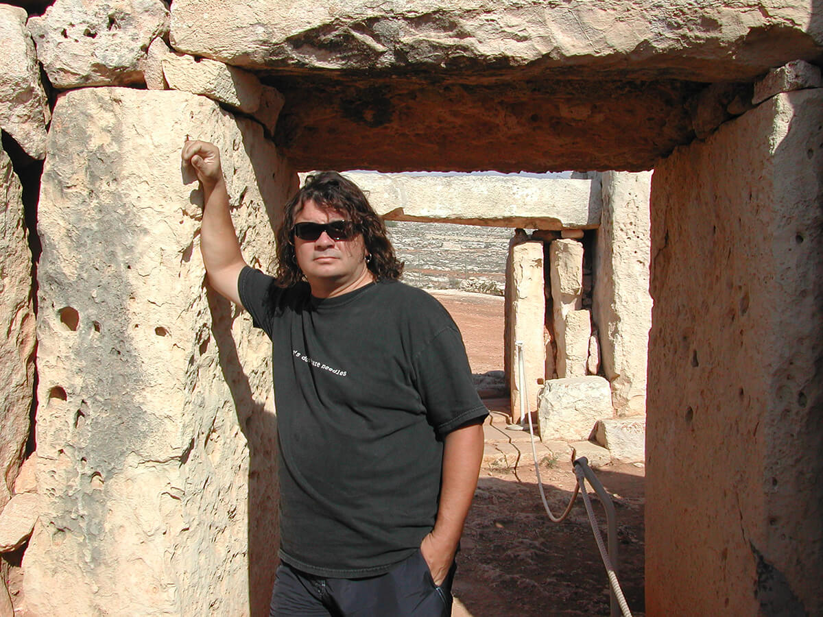 Photo Korber at the Megalithic Temples of Malta