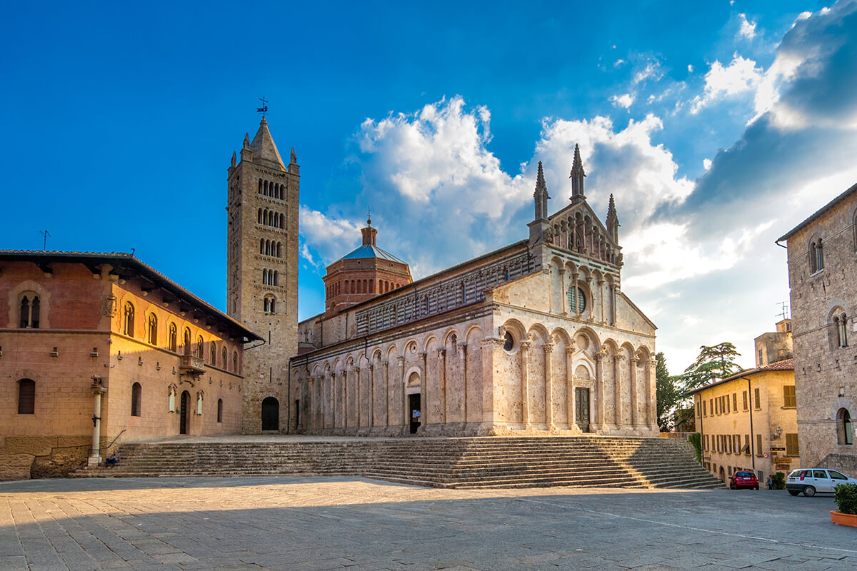 Photo of Cathedral Massa Marittima in Piazza Giuseppe Garibaldi,Tuscany Italy
