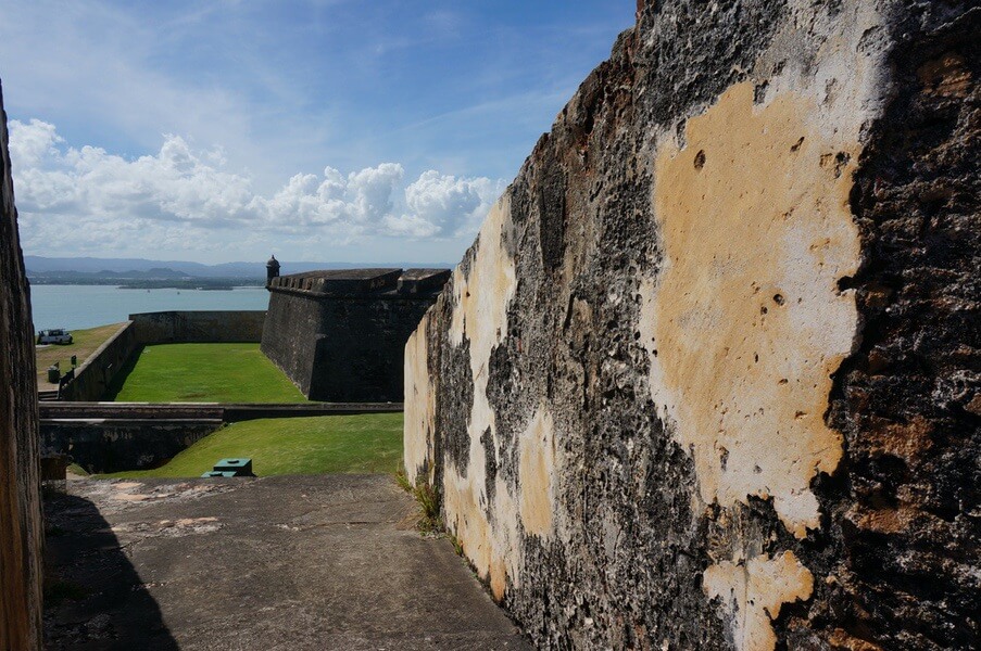 Photo of the view from Castillo San Felipe del Morro in Old San Juan, Puerto Rico
