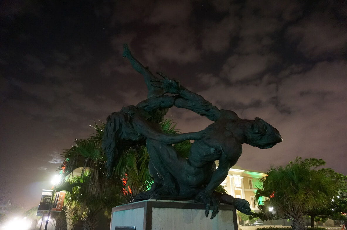 Photo of the Ballaja Sculpture in Old San Juan, Puerto Rico