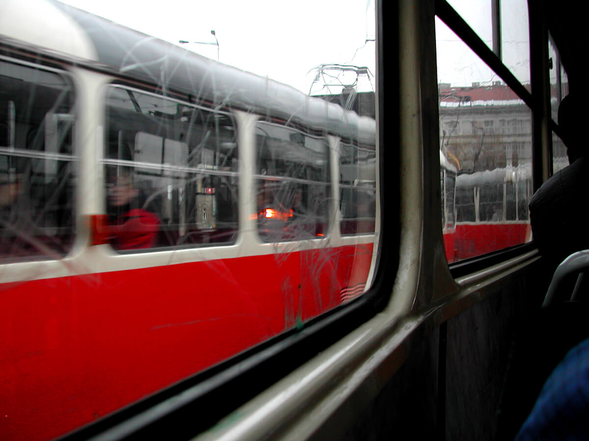 Photo of a Tram Ride in Prague, Czech Republic