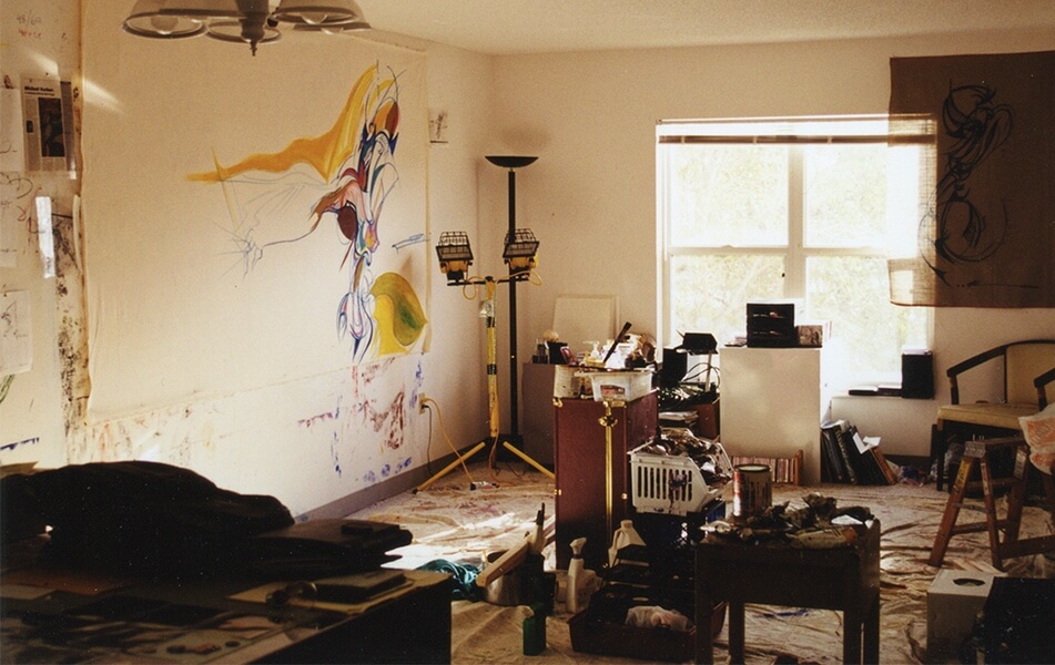 Photo of Artist Michael J. Korber's South Rosemary Atelier - in West Palm Beach, Florida.