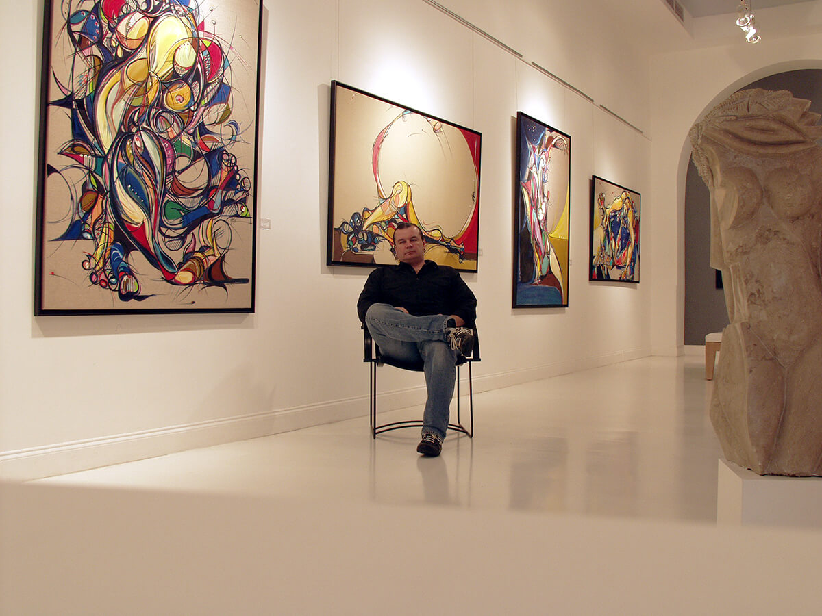Photo of Canvas Fine Art Gallery Interior at Korber's Painting Exhibition