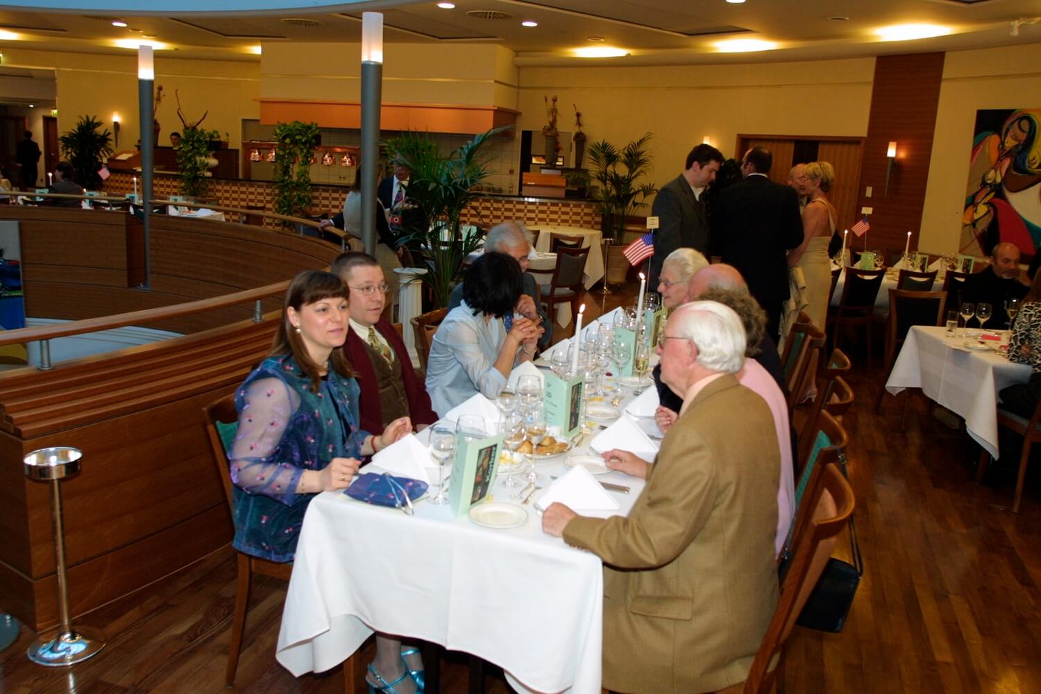 Photo of Guests at the artist and painter Michael J. Korber's at his Gala Event at Club Monet in Luxembourg City, Luxembourg.